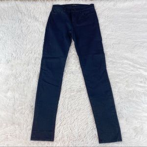 J Brand Maria mid rise skinny jeans in Lap dark wash solid women size 26